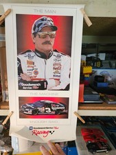 DALE EARNHARDT POSTER 12X24" THE MAN THA MACHINE ENOUGH SAID GOODWRENCH SERVICE