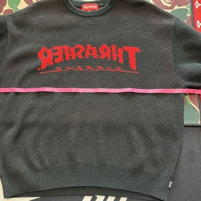 Supreme x Thrasher Sweater. FW21. Gently Loved & Stored. Great