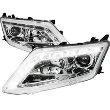 Spec-D Tuning LHP-FUS10-TM Projector Headlights for 10 to Up Ford Fusion Chro...