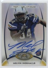 2012 Topps Platinum Rookie Refractor Melvin Ingram III #133 Auto 1f9t