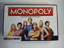 100% Complete 2014 Hasbro USAopoly - Monopoly The Big Bang Theory Board Game TV