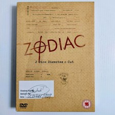 Zodiac DVD 2007 Director's Cut David Fincher Jake Gyllenhaal Robert Downey Jr.