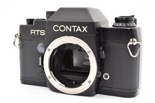  Top MINT CONTAX RTS 35mm SLR Film Camera Black Body From JAPAN