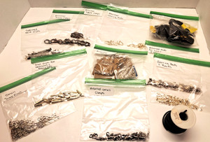 Misc Jewelry Making Supplies Earring Posts Clasps Cording Findings