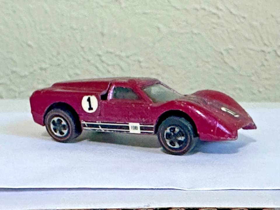 Ford J 1967 vintage Ford J capó trasero púrpura #1 Hot Wheels Redline Foto 3 de 4