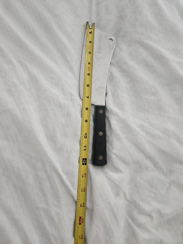 🔪 Vintage Sabatier Professional Chef’s Meat Cleaver – 7” Stainless Blade 🔪 - Picture 3 of 14