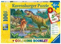 Kinderpuzzle 100 Xxl Teile - Welt Der Dinosaurier Spiel In Spielebox 13695 2017