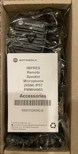 Motorola Fernbedienung Lautsprecher Mikrofon PMMN4065A NEU - Bild 3 von 3