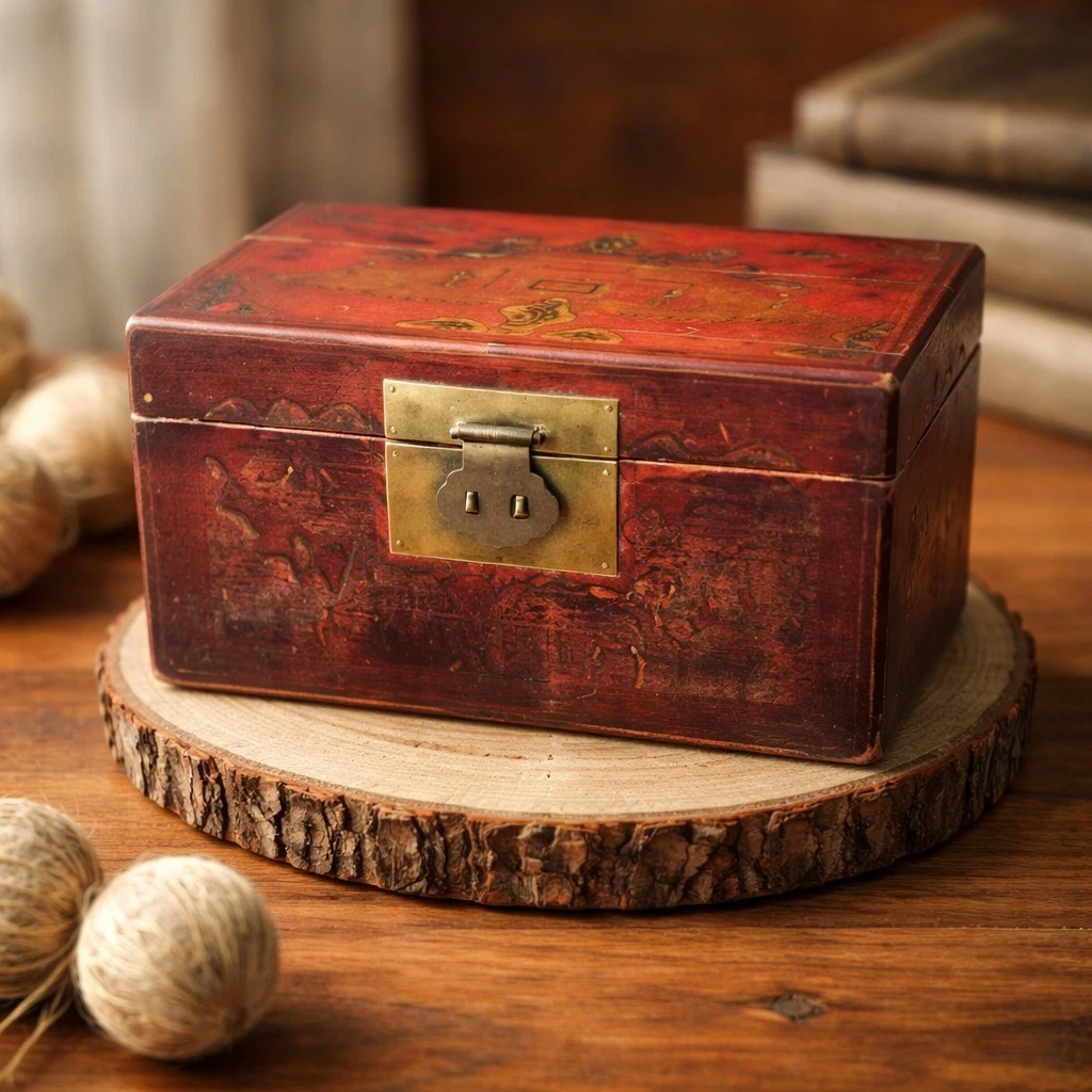 Wooden Chinese Boxes 1900-1940 for sale | eBay