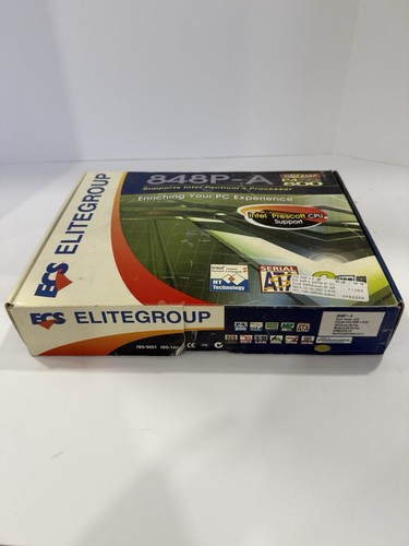 New ListingEcs 848P-A Socket 478 Intel 848P Ddr 400 Atx Motherboard