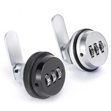 Combination Cam Locks 1-1/8" Cylinder Cabinet Lock Security Combi-Cam Password