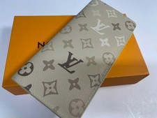 LOUIS VUITTON Monogram Portefeuille Brazza Long Wallet Surplus Sand Beige