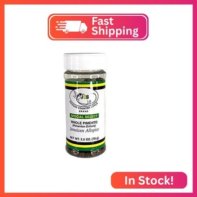 Whole Pimento Jamaican Allspice (Pimenton Entero) 2.5oz Bottle Sealed with ODatz