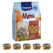 Vitakraft Igelfutter 2,5 kg + 5x 100g Nassfutter - Futter Igel Spezialfutter 
