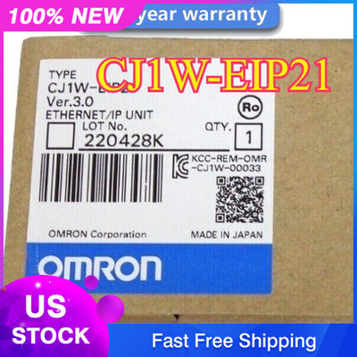 CJ1W-EIP21 New Sealed Omron ETHERNET UNIT PROGRAMMABLE CONTROLLER Fast Shipping