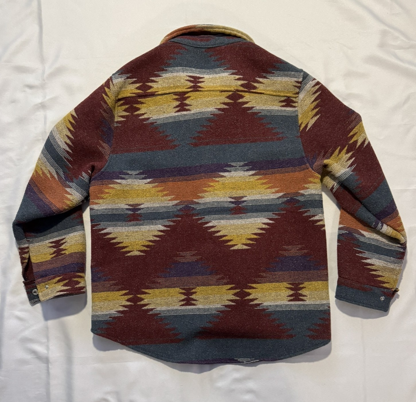 RFantasy Jacket Multicolor Aztec Pattern Snap But… - image 5