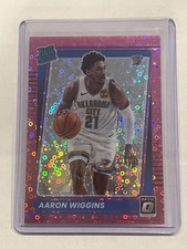 2021-22 Donruss Optic Aaron Wiggins Fast Break Pink Prizm RC #11/50 Thunder
