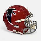 Bijan Robinson Signed Atlanta Falcons Speed Full Size Replica Throwback Helmet