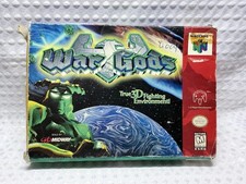 War Gods Nintendo 64 N64 Game Cartridge Original Box Manual CIB Fighting Game
