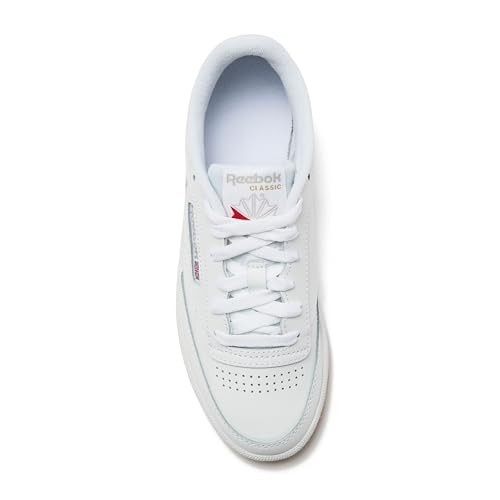 BS7686 REEBOK DAMEN CLUB C 85 SNEAKER WEISS/HELLGRAU/GUMMI GRÖSSE W8,5 - Bild 4 von 5