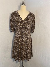 Lauren Conrad Floral Baby Doll Dress Lined Flowy Summer Picnic Park Party Large