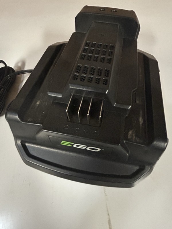 Ego Power Tool Battery Charger Black Compatible with Ego Lithium-Ion Batteries