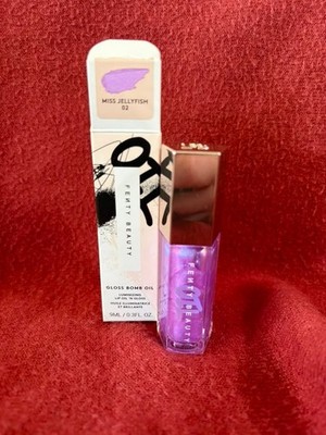 Fenty Beauty Gloss Bomb Oil Luminizing Lip Oil  N Gloss ~ Miss Jellyfish 02 NIB