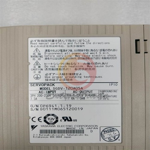 1PC Servo Drive SGDV-120A05A SGDV120A05A USED #zc
