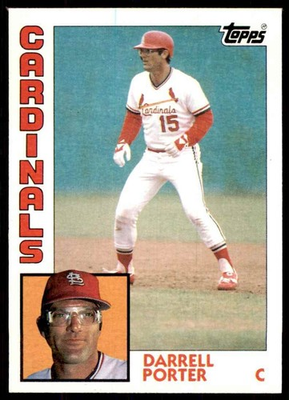 #ad #ad 1984 Topps Cards Darrell Porter 15 St. Louis Cardinals #285 $1.99