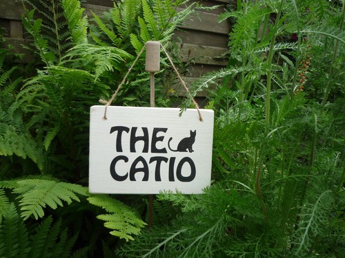 Cat Lover Catio Sign Personalised Gift Kitten Pet Cat House Room Tree - Picture 61 of 75