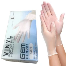 100pc Per Box Clear TPE Food Service Disposable Gloves Powder Free S /M /L Size