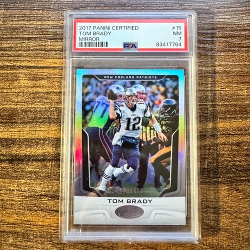 2017 Panini Certified Tom Brady #15 Mirror Parallel #269/499 Patriots PSA 7 NM