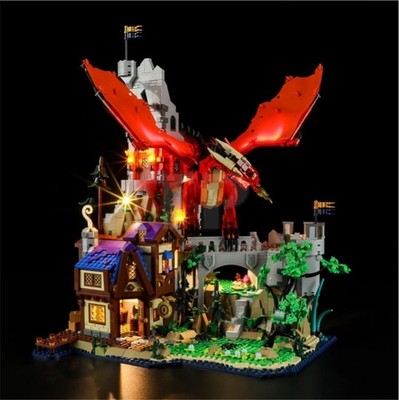 LED Lichtset für LEGO  Dungeons & Dragons: Red Dragon's Tale 21348 (Classic)