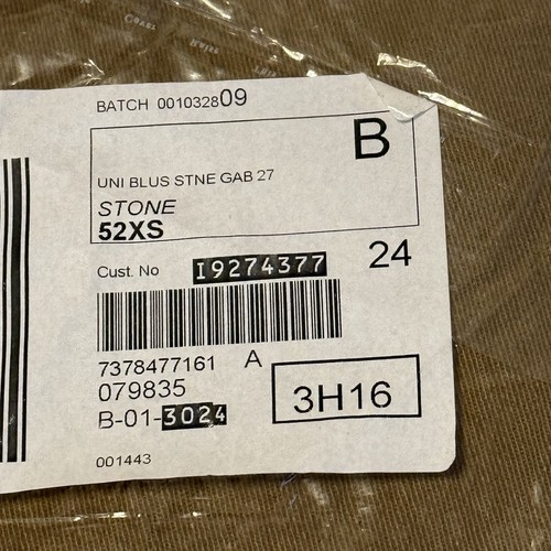 Union Blues Straight Leg Jeans W52" L27" Khaki - Picture 18 of 18