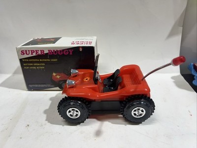 Vintage Botoy Battery Operated Climbing Tumble Red Super Buggy Car  Brand New 