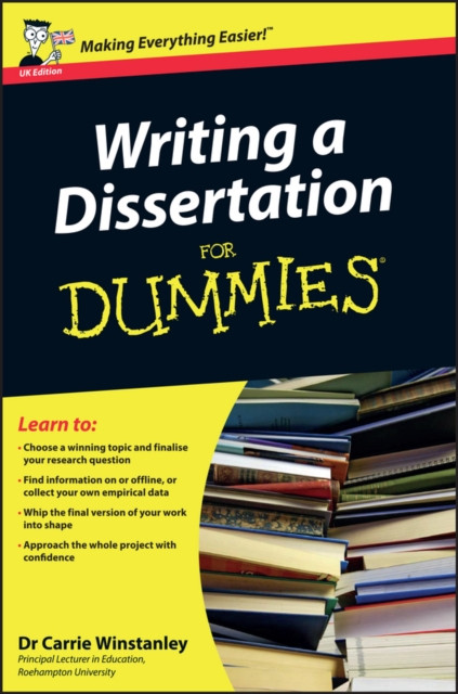Writing a Dissertation For Dummies by Carrie Winstanley (Paperback Book)
