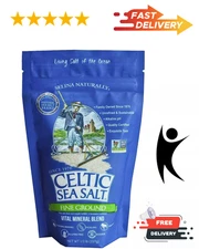 Celtic Sea Salt Fine Ground Resealable Bag - 8 Oz