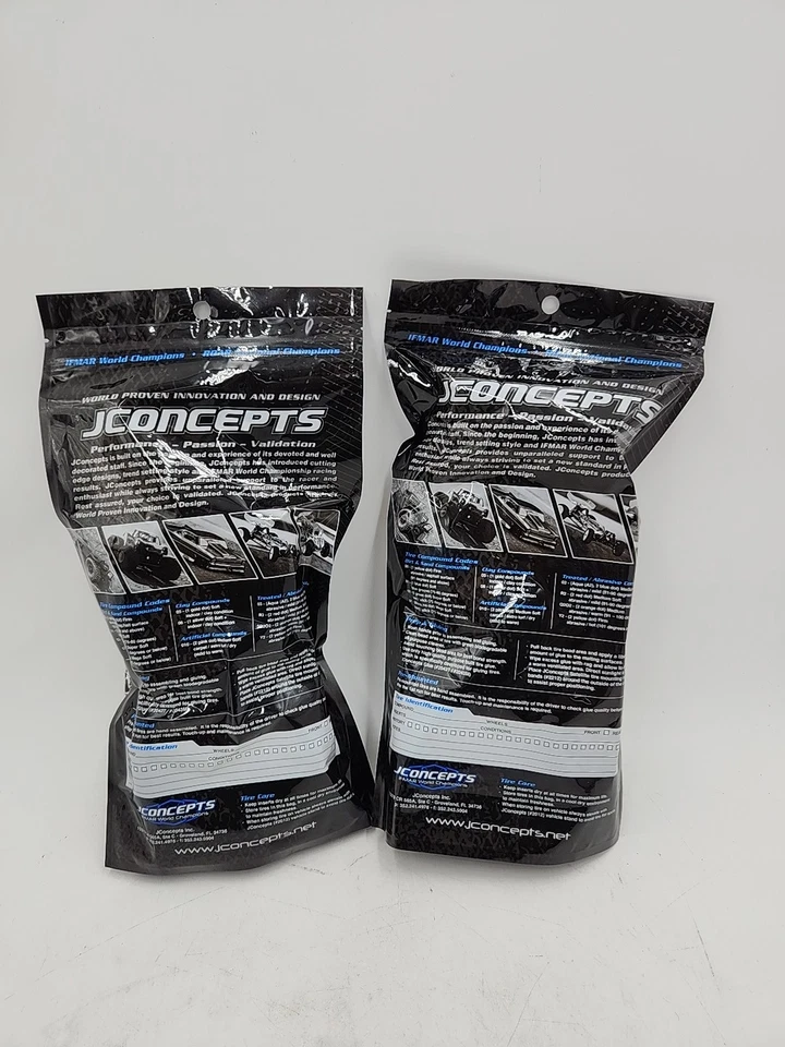 NEW JConcepts Teazers 1/18th Buggy Tires Green (3173-02) Set of 2 for 4 Tires - Image 2 of 4