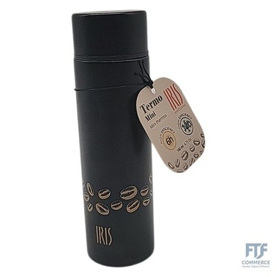 Thermoskanne, Mini, 140 ml, Schwarz