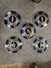 76 87 Chevy C20 34 Ton Dog Dish 2wd Hubcaps Aluminum 12 Inch Set Of 5