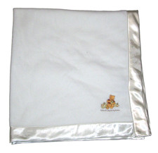 Disney Winnie the Pooh Lots of Honey for My Tummy Cream Fleece Baby Blanket