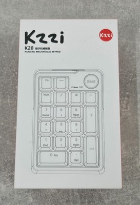KZZI K20 Wireless Mechanical Number Pad Numpad RGB Hot-Swap Rain Switch Purple