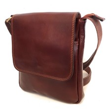 Borsello a tracolla in cuoio Il Borsaro Art. 578 Made in Italy