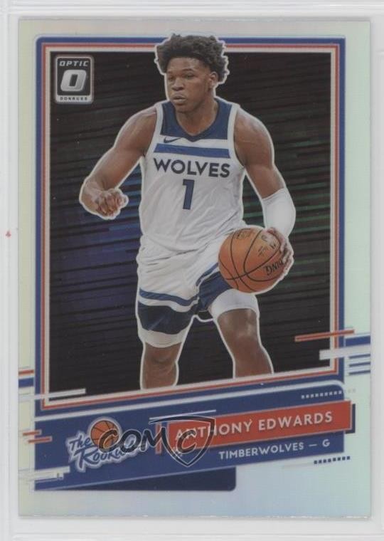 2020-21 Panini Donruss Optic The Rookies Holo Prizm Anthony Edwards #5 7iu