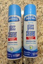 Sprayway 2 Pack Glass Cleaner Foaming Ammonia Free Streak-Free Shine 19 oz