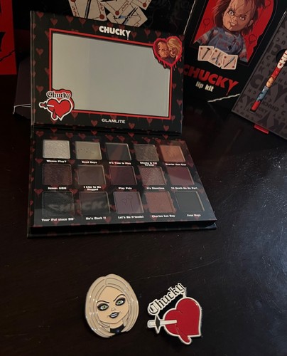 Glamlite Chucky and Tiffany Makeup bags and makeup - Picture 7 of 19