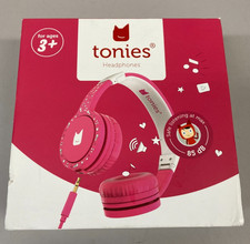 Tonies Kids Safe Foldable Headphones On-Ear Audio 85dB Wired 3.5mm - Pink