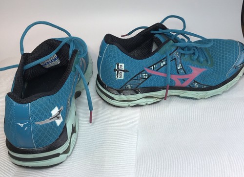Mizuno Wave Inspire 10 Shoes Women Sz 10 Blue 10th Anniversary Running Sneakers - Imagen 5 de 8