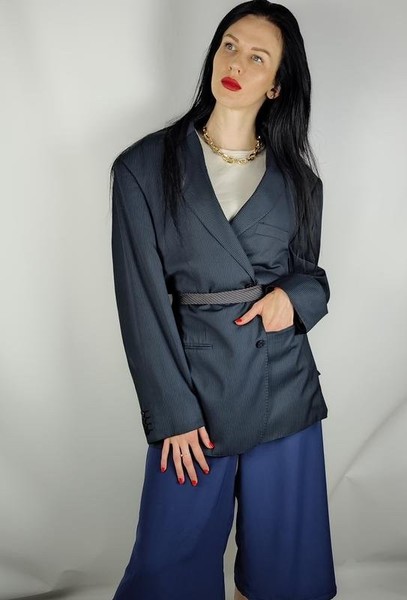 Women Ermenegildo Zegna Blazer Black 40 / L / 48 #3V0Q
