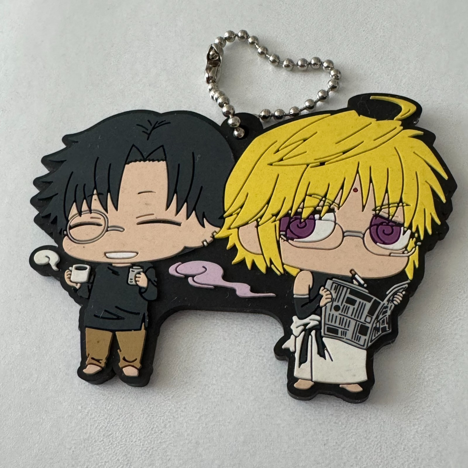 Saiyuki Reload BLAST  Rubber keychain Goku & Sanzo  Anime Charm Buddy Colle